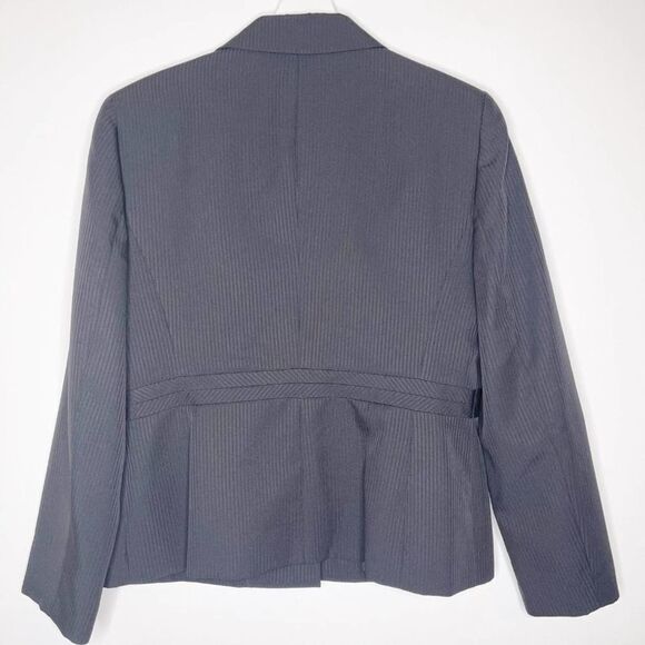 KASPER Black Striped Blazer - Picture 7 of 7